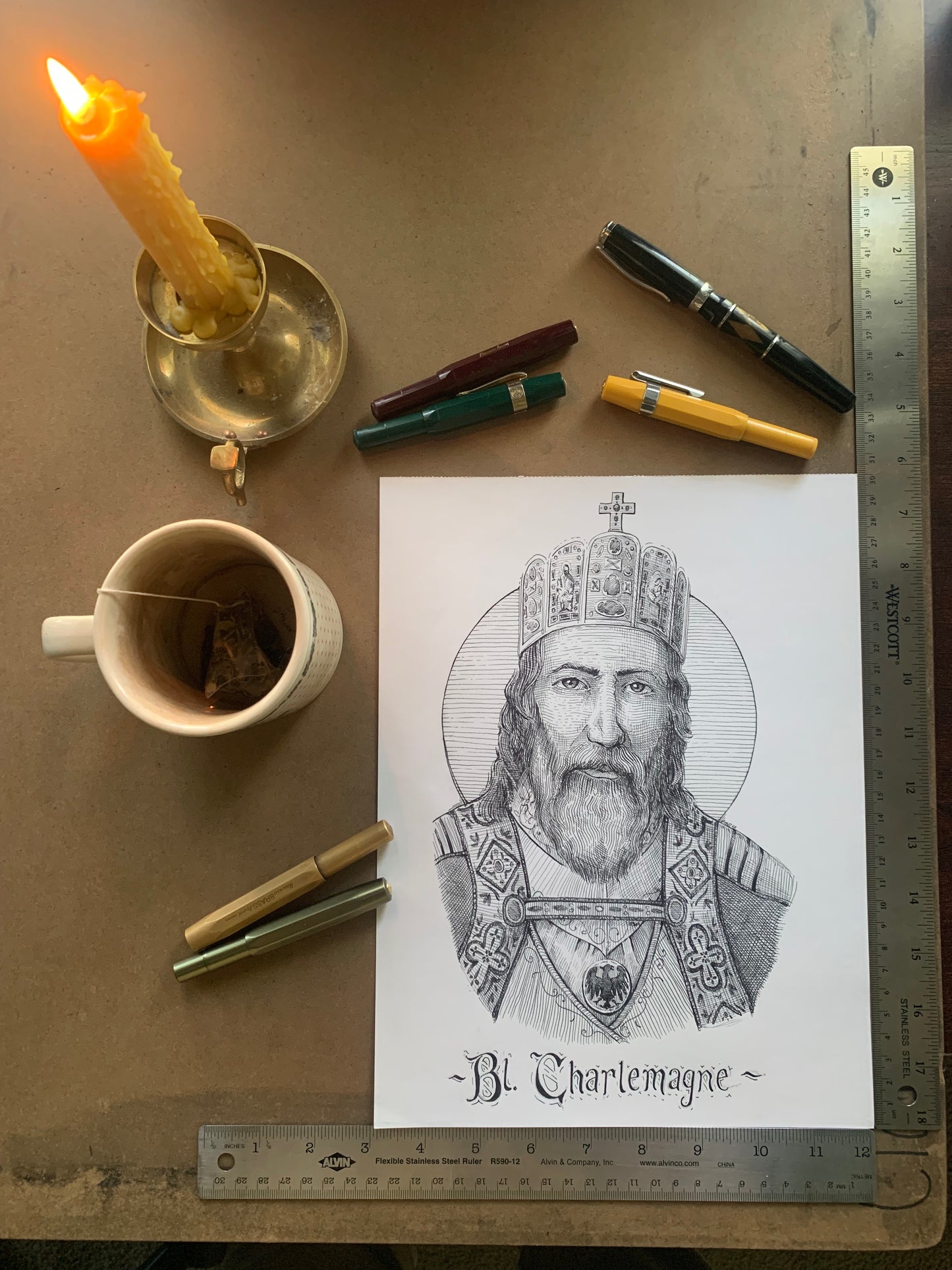 Bl. Charlemagne -- Original Portrait