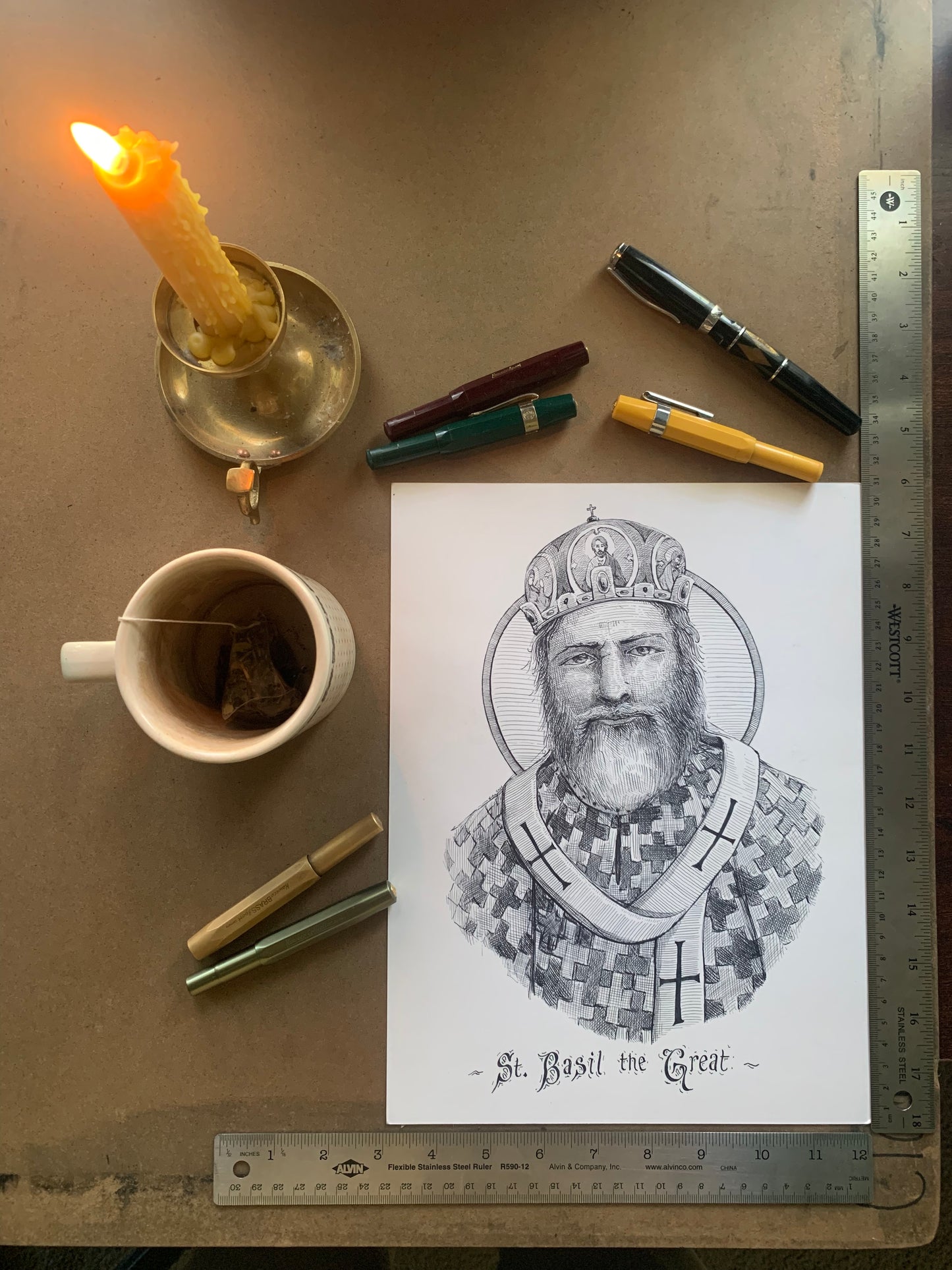 St. Basil the Great -- Original Portrait
