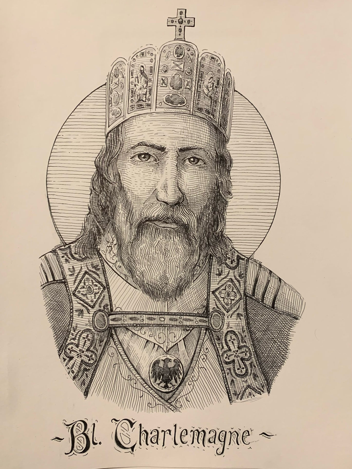 Bl. Charlemagne -- Original Portrait