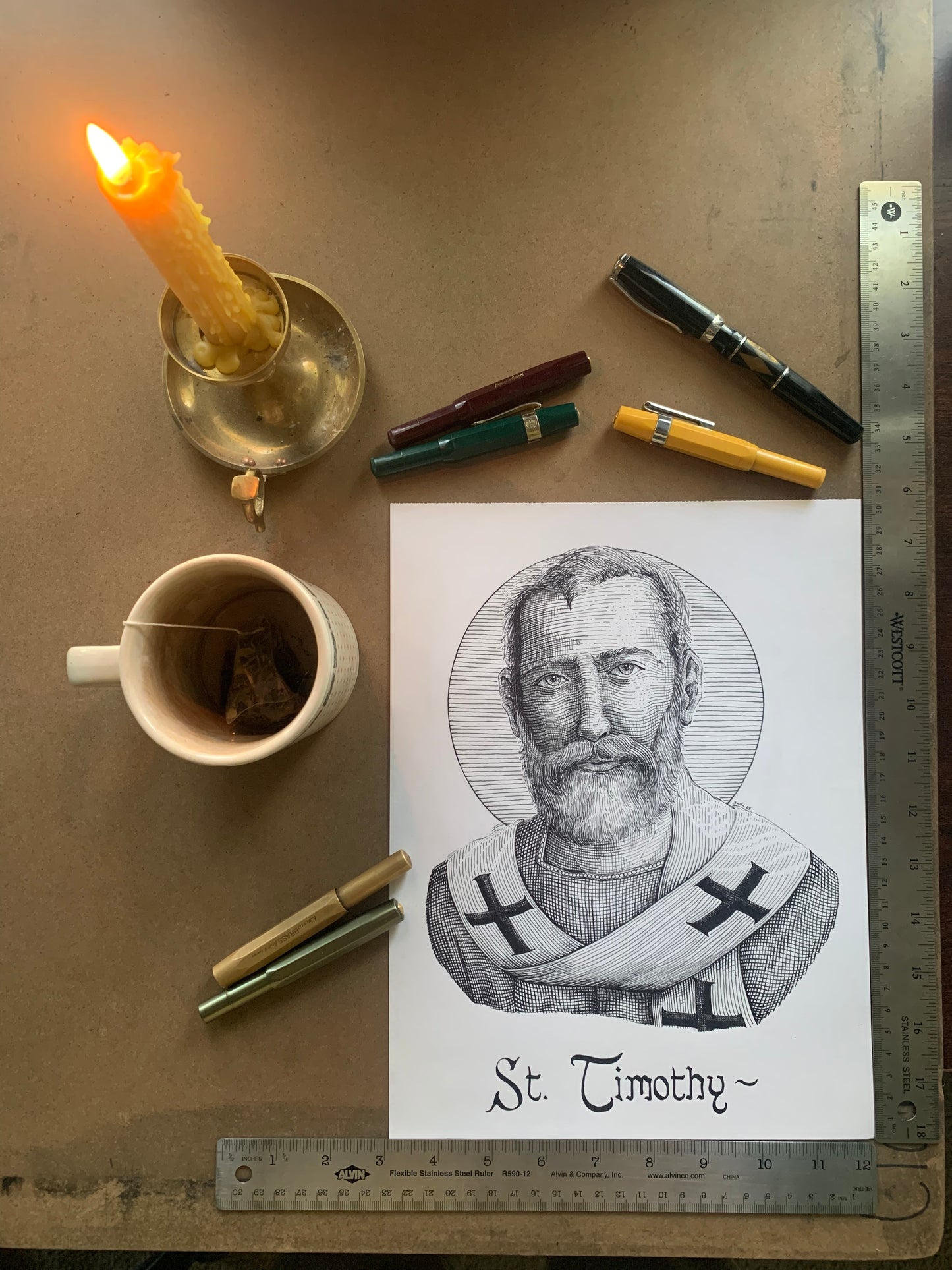 St. Timothy the Apostle -- Original Portrait