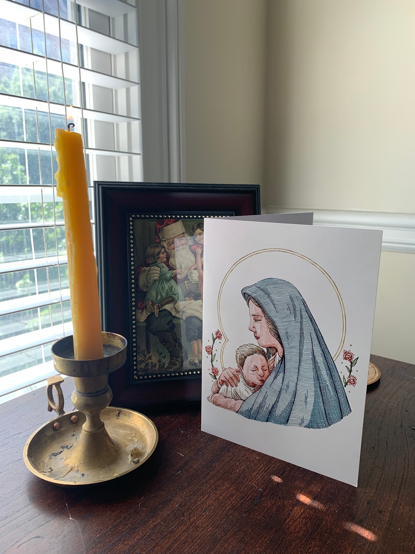 Madonna & Child Greeting Card 5x7 (Set of 5)