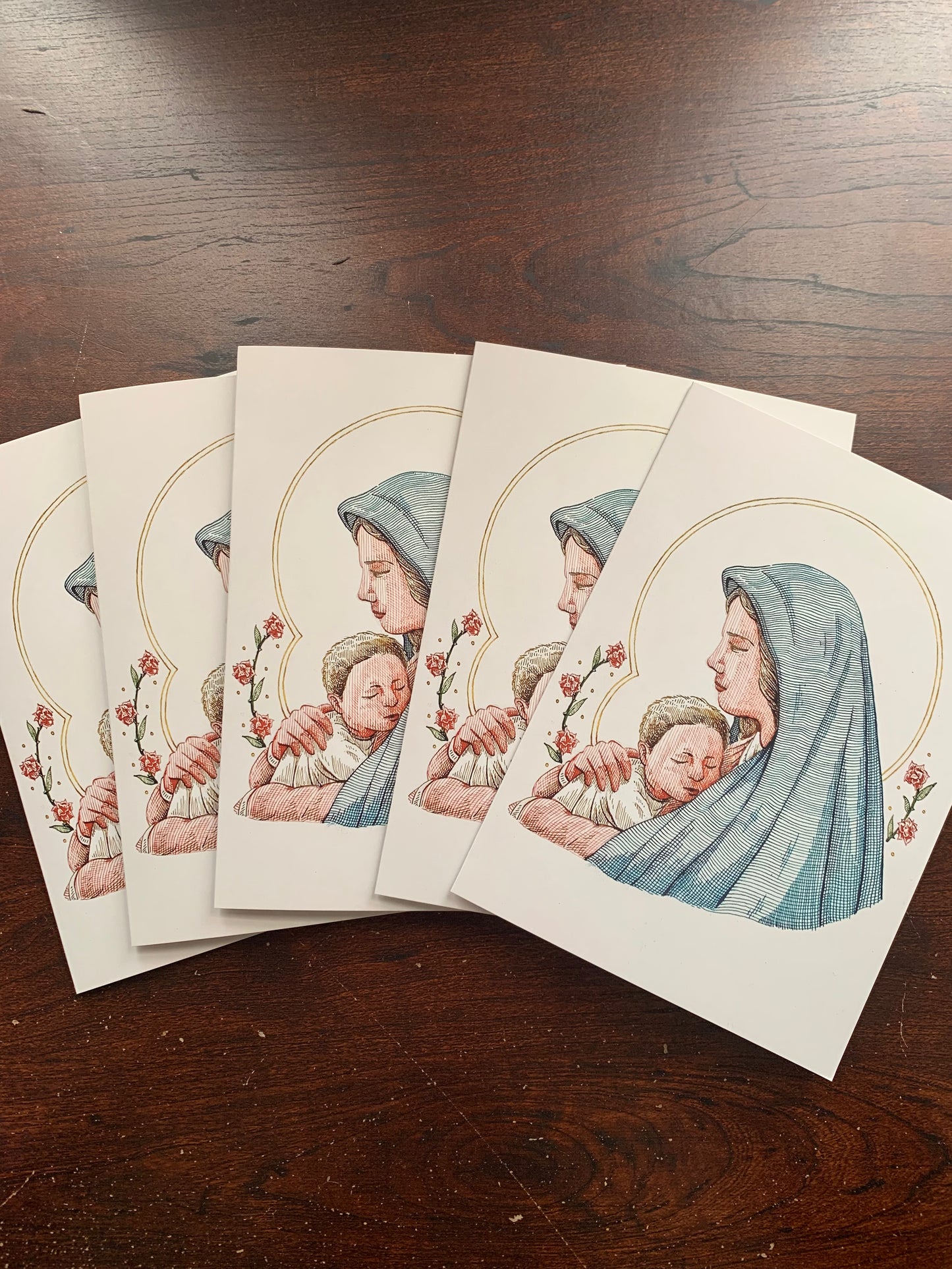 Madonna & Child Greeting Card 5x7 (Set of 5)