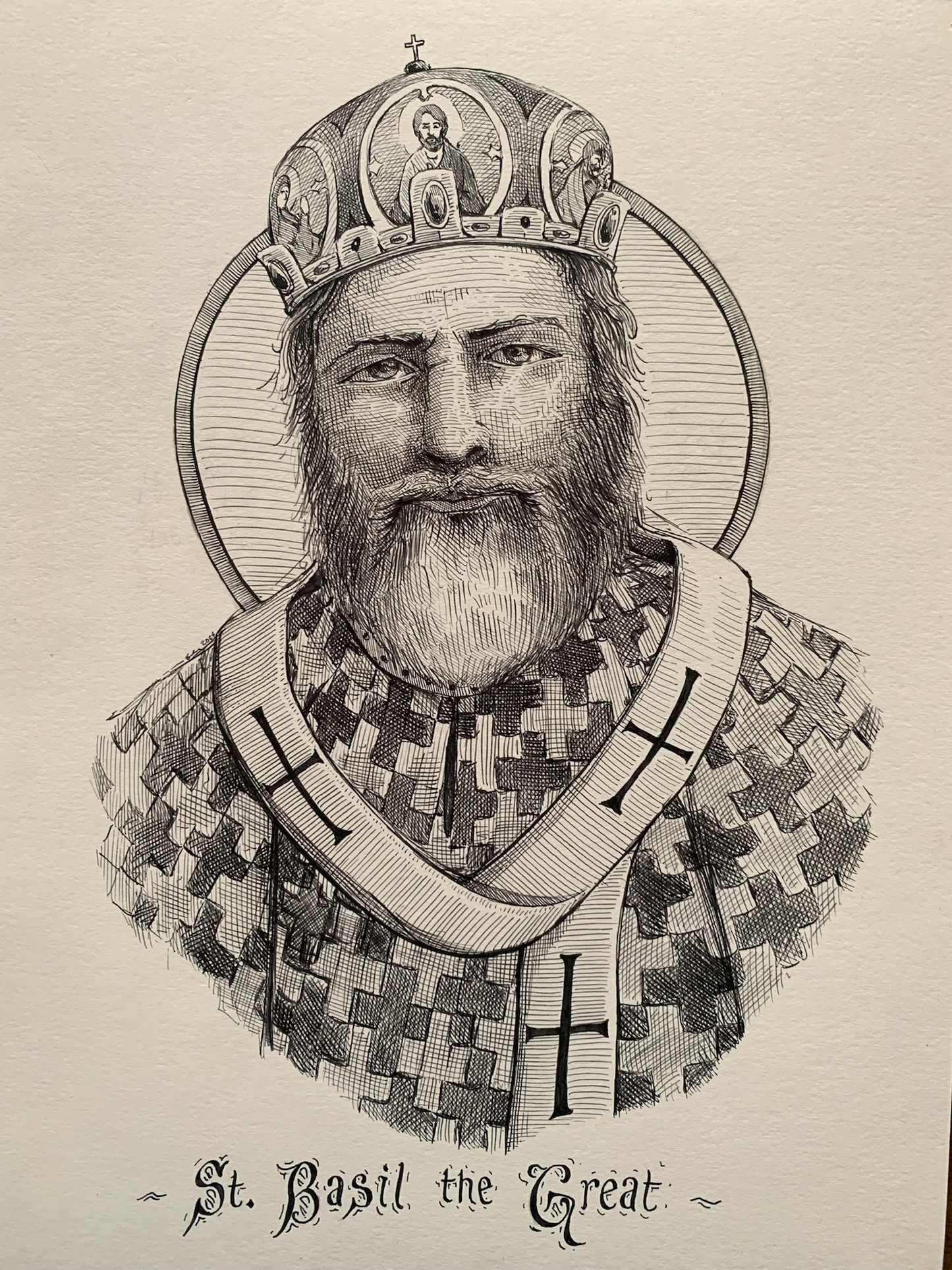 St. Basil the Great -- Original Portrait