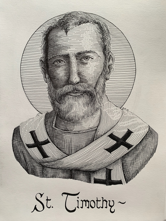 St. Timothy the Apostle -- Original Portrait